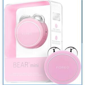 FOREO BEAR Mini Smart Microcurrent Facial Toning Device Pink New